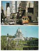 22 db MODERN amerikai és kanadai képeslap / 22 modern American (USA) and Canadian postcards