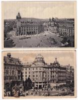 Praha, Prague; - 12 pre-1945 and modern postcards in mixed quality