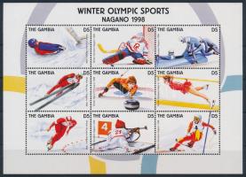 Winter olympics set + block + mini sheet set, Téli olimpia sor + blokk + kisív sor