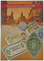 2010. "Mesterdarabok ezüstből 1926" 1926. 1f-1P Ag (6xklf) forgalmi sor utánverete eredeti díszcsomagolásban T:1 Hungary 2010. "Silver master pieces 1926" 1926. 1 Fillér - 1 Pengő Ag (6xdiff) restrike coin set in original case C:UNC Adamo PE20-25
