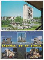 18 db MODERN román város képeslap / 18 modern Romanian town-view postcards