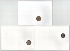 5db-os érmés boríték tétel, mind különféle és német nyelvű tájékoztatóval, benne: Argentína, Laosz, ...