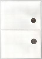 5db-os érmés boríték tétel, mind különféle és német nyelvű tájékoztatóval, benne: Guinea, Guernsey, ...