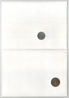 5db-os érmés boríték tétel, mind különféle és német nyelvű tájékoztatóval, benne: Aland, Alderney, B...