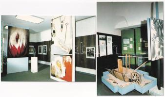 Terezín, Theresienstadt Ghetto; - 12 modern képeslap tokban a koncentrációs táborról / -12 modern po...