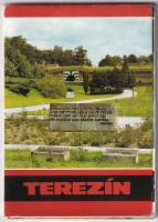 Terezín, Theresienstadt Ghetto; - 12 modern képeslap tokban a koncentrációs táborról / -12 modern po...
