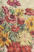 Merényi Rudolf (1893-1957): Csendélet virágokkal és pipacsokkal. Olaj, vászon, jelzett 80x60 cm