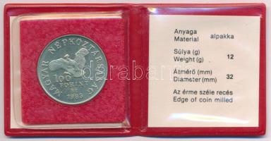 1983. 100Ft alpakka "Simon Bolivár" műbőrtokban, tanúsítvánnyal T:BU