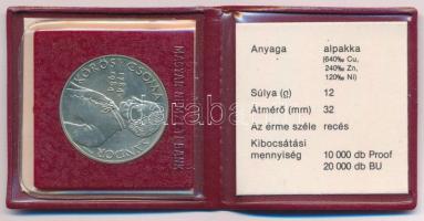 1984. 100Ft alpakka "Kőrösi Csoma Sándor" eredeti műbőr tokban, tanúsítvánnyal T:BU
Adamo...