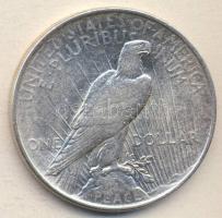 USA 1922. 1$ Ag "Peace" T:2/3 kis ph