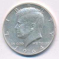 Amerikai Egyesült Államok 1964. 1/2$ Ag "Kennedy" T:XF 
USA 1964. 1/2 Dollar Ag "Ken...