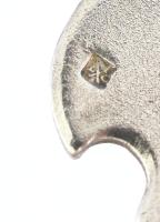 Ezüst (Ag) nyelű villa, jelzéssel, h: 17 cm, bruttó: 29 g