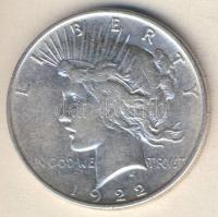 USA 1922. 1$ Ag "Peace" T:2-/3
