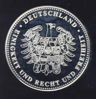 Németország DN "A politika változása" Ag 15,2g emlékérem ismertető tanúsítvánnyal T:PP