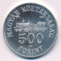 1991. 500Ft Ag "Széchenyi István" kapszulában T:BU kis patina 
Adamo EM122