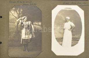 1914-1918 I. világháborús fotóalbum, Horváth Kornél katonatiszt fényképgyűjteménye a háború éveiből ...