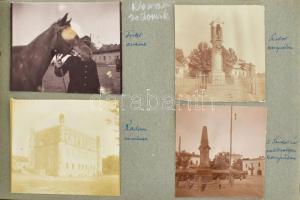 1914-1918 I. világháborús fotóalbum, Horváth Kornél katonatiszt fényképgyűjteménye a háború éveiből ...