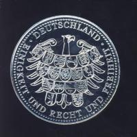 Németország 2007. "XVI. Benedek pápa" Ffm ezüstözött, aranyozott emlékérem ismertető tanús...