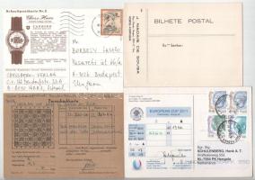10 db MODERN érdekes sakk levelezési képeslap, egy ajánlottal / 10 modern interesting correspondence...