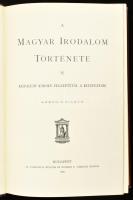 A magyar irodalom története. Képes díszmunka két kötetben. Szerk.: Beöthy Zsolt. I-II. kötet. I. köt...
