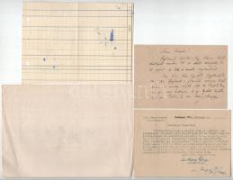 11 db MODERN sakk levelezési képeslap Pápai Jánosnak címezve 1949-1951 között / 11 modern correspond...