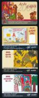 2000-2003 Matáv Telefonkártya-börze, 4 db különféle telefonkártya, jó állapotban, 5.000 és 10.000 pl...