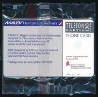 MATÁV Telefonkártya-katalógus 1991-1999. Kiadói papírkötés, jó állapotban. + 1992 MALÉV telefonkárty...