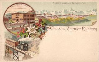 Brienz Mühlebach with Hotel Litho