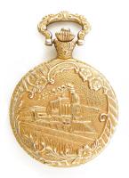 Boss antimagnetic dupla fedeles zsebóra, fém házzal, működik, d: 47 mm