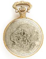 Boss antimagnetic dupla fedeles zsebóra, fém házzal, működik, d: 47 mm