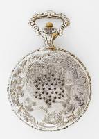 Melody antimagnetic dupla fedeles zsebóra, fém házzal, működik, d: 47 mm