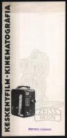 cca 1930-1940 Zeiss Ikon keskenyfilm felvevő és vetítő magyar nyelvű leírása, 15p