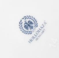 Hollóházi Viktória mintás kínáló, minimális kopással, jelzéssel, 20x16 cm