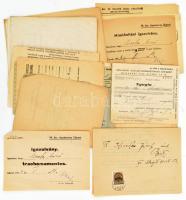 cca 1910-1940 Vegyes igazolványok, oltási bizonyítványok, egyéb helyi igazolások