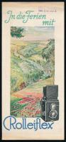 cca 1930-1940 Rolleiflex fényképezőgépek német és magyar nyelvű prospektusai, 2 db