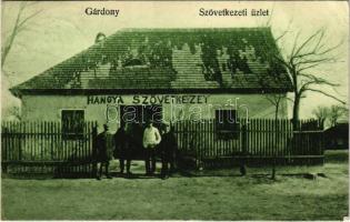 1920 Gárdony, Hangya szövetkezet üzlete és saját kiadása (EB)