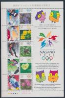 1998 Téli olimpia, Nagano kisív Mi 2519-2528