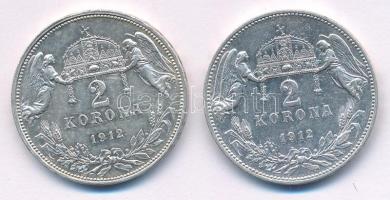 1912KB 2K Ag "Ferenc József" (2x) T:AU,XF
Adamo K6