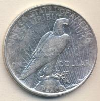 USA 1922D 1$ Ag "Peace" T:2-/3+ apró ph