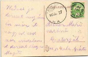 1914 Balatonszentgyörgy, utca, Kereszt szobor, üzlet