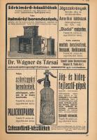 1914 Pesti Hírlap naptára az 1914. közönséges évre. XXIV. évf. Bp., 1914., Légrády. Korabeli reklámo...