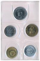 1986. 2f-10Ft (9klf) forgalmi sor, "Magyar Népköztársaság - forgalmi érméi" feliratú királ...