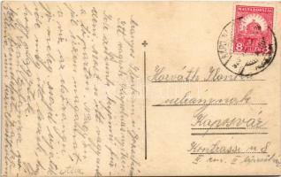 1923 Velence, csónak a tóban. photo