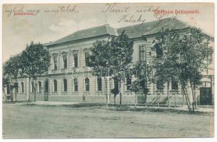 1907 Belényes, Beius; Járásbíróság. Tóth Andor kiadása / county court (EK)