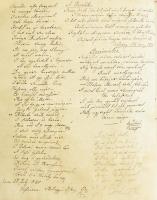 cca 1835-1848 "Est Josephus Boda ..." Kézzel írt gyűjtemény feltehetőleg Boda József nevű ...