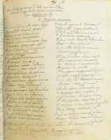 cca 1835-1848 "Est Josephus Boda ..." Kézzel írt gyűjtemény feltehetőleg Boda József nevű ...