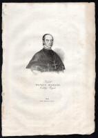 cca 1860 Tusnádi Kovács Miklós (1769-1852) erdélyi püspök. Közli: Ponori Thewrewk József. Litográfia, papír. Kissé sérült lapszélekkel, apró foltokkal, lapméret: 34,5x24,5 cm
