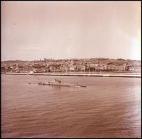 Cca 1930 Tengeralattjáróról készült kép negatívja.