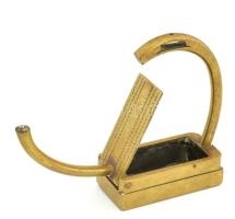 Bronz pengetartó, nyitható, jelzés nélkül, m: 10,5 cm