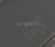 MT jelzéssel: Madonna. Festett fém, kis kopásokkal, m: 37 cm